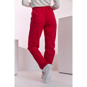 Брюки женские №67091 футер 3-х нитка с начесом (последний размер) фуксия 54