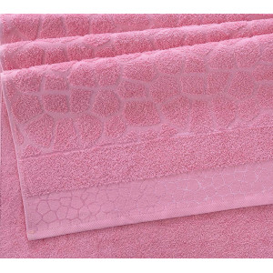 Полотенце махровое "Феерия" ярко-розовый