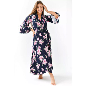 Халат женский "Матушка" масло (р-ры: 44-66) лиловый