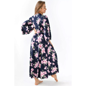 Халат женский "Матушка" масло (р-ры: 44-66) лиловый