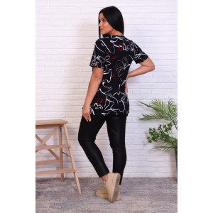 Футболка женская 820-2 кулирка реактив (последний размер) черный вариант 2 52,58 Футболка женская 820-2 кулирка реактив (последний размер) черный вариант 2 52,58