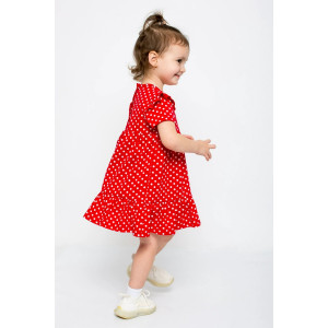 Платье детское "Ассоль-4" кулирка (р-ры: 86-116) красный