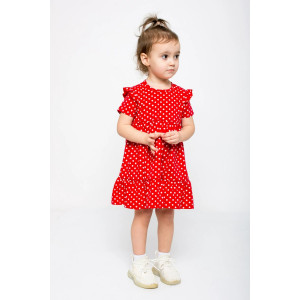 Платье детское "Ассоль-4" кулирка (р-ры: 86-116) красный