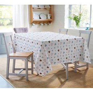 Скатерть из рогожки "С любовью" Скатерть из рогожки "С любовью"