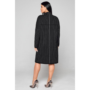 Платье женское "Рокси Ч" вязаное полотно (последний размер) черный 52-54