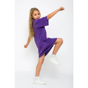 Платье детское "Шарлин-1" кулирка (р-ры: 134-164) фиолетовый