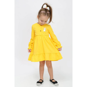 Платье детское "Тэмми-2" кулирка (последний размер) желтый 86
