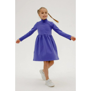 Платье детское "Крокус-1" кулирка с лайкрой (р-ры: 110-140) фиолетовый