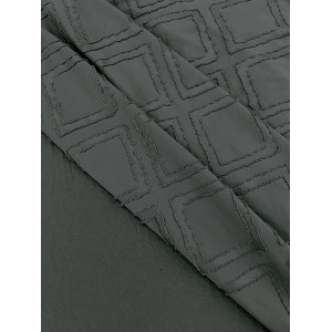 Постельное белье полисатин жаккард ПСЖ-002 темно-серый