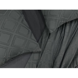 Постельное белье полисатин жаккард ПСЖ-002 темно-серый