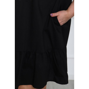 Платье женское "Таяна" С-5280 трикотаж (р-ры: 46-60) черный