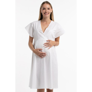 Сорочка для беременных М-78Н "Новая жизнь" бязь (р-ры: 44-60) белый