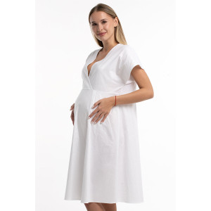 Сорочка для беременных М-78Н "Новая жизнь" бязь (р-ры: 44-60) белый
