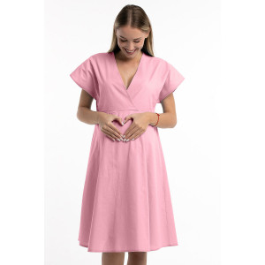 Сорочка для беременных М-78Н "Новая жизнь" бязь (р-ры: 44-60) розовый