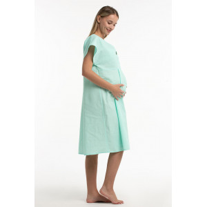 Сорочка для беременных М-78Н "Новая жизнь" бязь (р-ры: 44-60) фисташковый