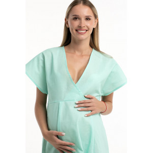 Сорочка для беременных М-78Н "Новая жизнь" бязь (р-ры: 44-60) фисташковый