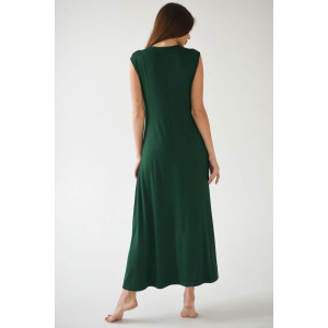 Сорочка женская "Византия" вискоза с кружевом (последний размер) зеленый 46