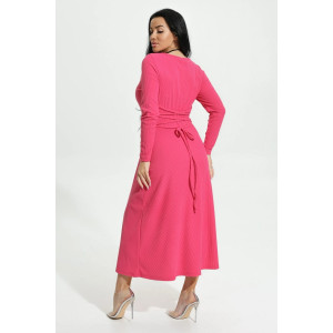 Платье женское "Дейзи" кашемир лапша (р-ры: 44-52) розовый