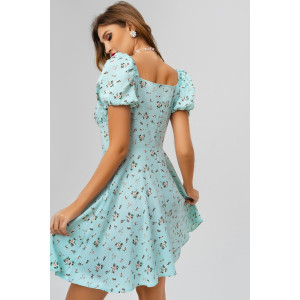 Платье женское П 320-17 прада (р-ры: 40-54) голубой