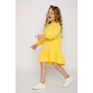 Платье детское "Карина-1" муслин (р-ры: 104-134) желтый