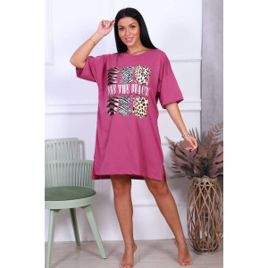 Туника женская Т-49 кулирка (последний размер) темная сирень 48,50,52 Туника женская Т-49 кулирка (последний размер) темная сирень 48,50,52