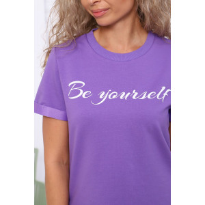 Костюм двойка женский "Марсель" футер (последний размер) фиолетовый 56