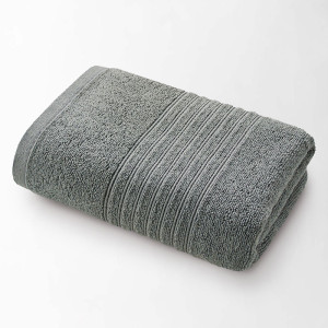 Полотенце махровое "Релакс" серый