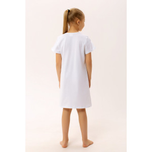 Платье детское "Тутти" ФЛ-1 кулирка (р-ры: 110-152) белый