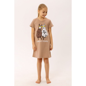 Платье детское "Тутти" ФЛ-1 кулирка (р-ры: 110-152) бежевый