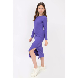 Платье детское "Мартиша-3" кашкорсе (последний размер) фиолетовый 140,158