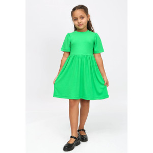 Платье детское "Илма-4" кашкорсе (последний размер) зеленый 140,146