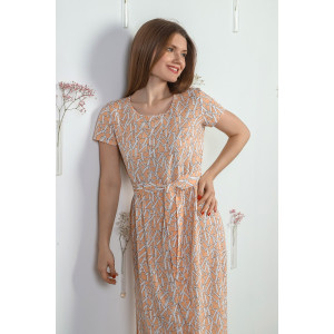 Платье женское "Фортуна-1" штапель (р-ры: 44-54) персиковый