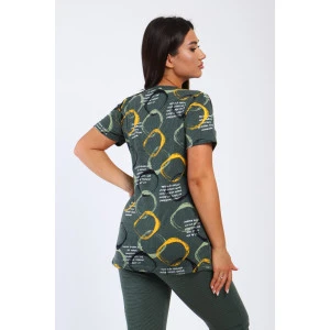 Костюм двойка женский "Дачник" М320 кулирка (р-ры: 48-62) хаки Костюм двойка женский "Дачник" М320 кулирка (р-ры: 48-62) хаки