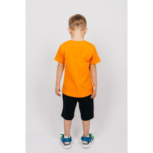 Футболка детская №52360 кулирка (р-ры: 98-134) оранжевый
