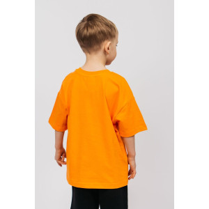 Футболка детская №52355 кулирка (р-ры: 98-134) оранжевый