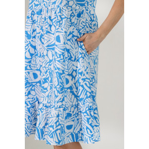 Платье женское "Ассоль-1" кулирка (р-ры: 50-60) голубой