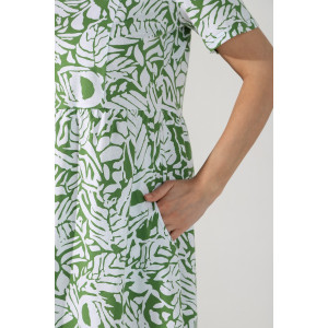 Платье женское "Ассоль-1" кулирка (р-ры: 50-60) зеленый