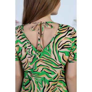 Платье женское "Оазис-1" кулирка (р-ры: 44-54) зеленый