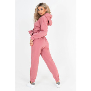 Брюки женские "Альфа" футер 3-х нитка с начесом (последний размер) пудра 50,54,58