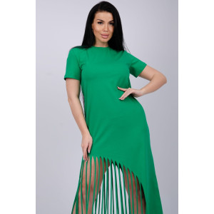 Платье женское "Калипсо 3" кулирка (р-ры: 44-54) зеленый