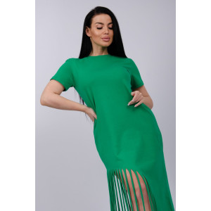 Платье женское "Калипсо 3" кулирка (р-ры: 44-54) зеленый