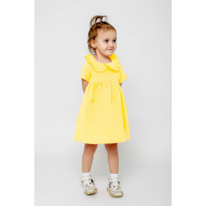 Платье детское "Тася-5" муслин (р-ры: 86-122) желтый