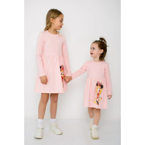 Платье детское "Дакота-1" кулирка с лайкрой (р-ры: 92-134) розовый