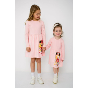 Платье детское "Дакота-1" кулирка с лайкрой (р-ры: 92-134) розовый