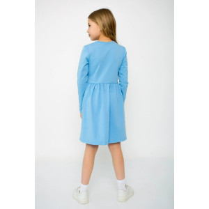 Платье детское "Дакота-2" кулирка с лайкрой (р-ры: 92-134) голубой