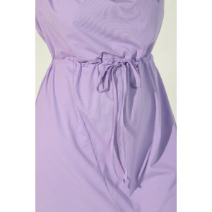 Платье женское "Джаззи-1" кулирка с лайкрой (р-ры: 46-56) сиреневый