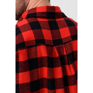 Сорочка-рубашка мужская "Имидж" 2185-Ф фланель (последний размер) красный 48,52,54,60