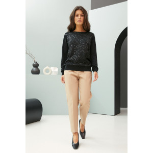 Джемпер женский AW20WК179 "City Shadows" вязаный трикотаж (последний размер) черный 58