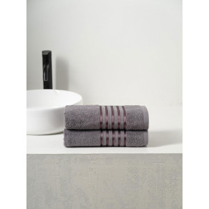 Набор махровых полотенец Luisa de Rizzo "Poly flash" Graphite 2 шт. Набор махровых полотенец Luisa de Rizzo "Poly flash" Graphite 2 шт.