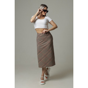 Юбка женская Ю07 футер с лайкрой (последний размер) песочный 46,56,60